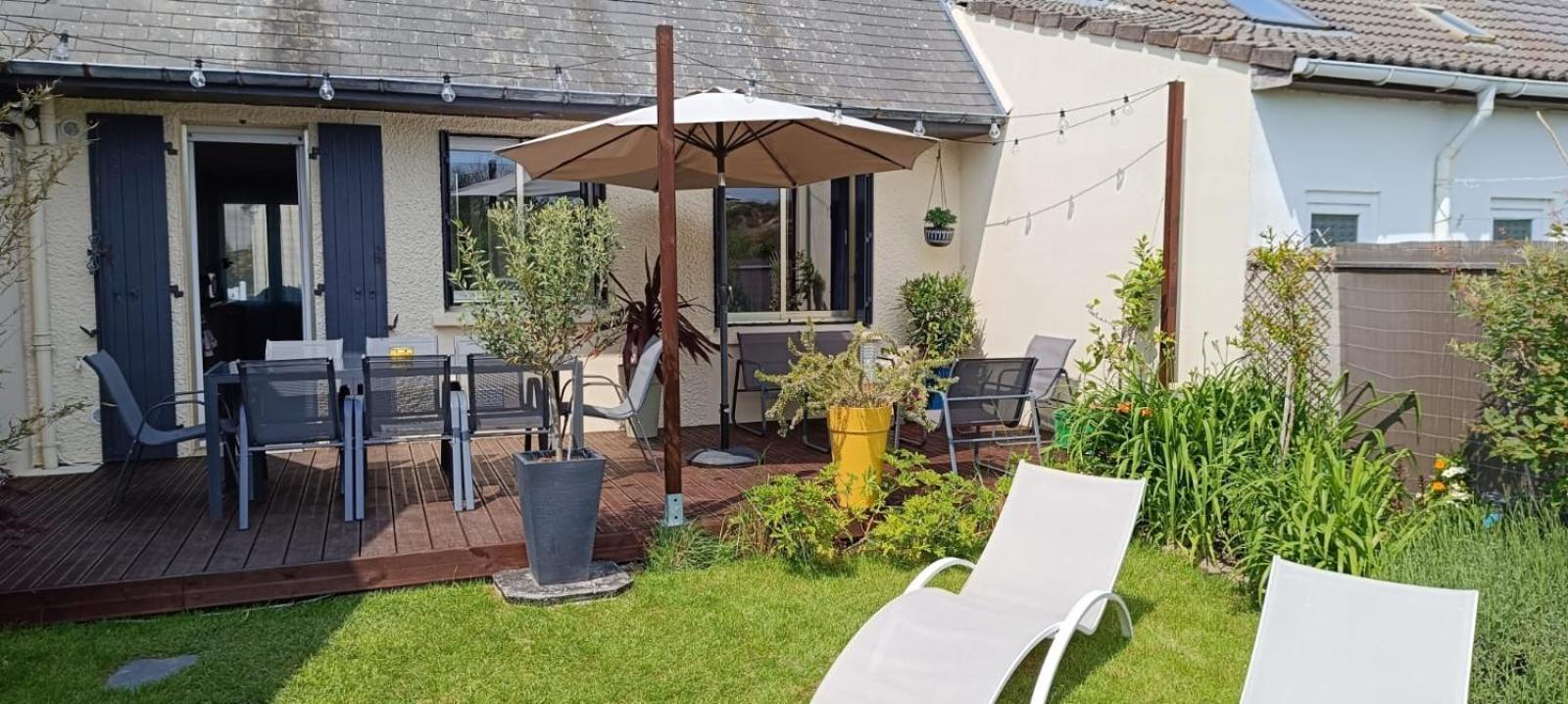 Cottage Proche Du Bord De Mer Et Au Coeur Des Dunes Merlimont-Plage Eksteriør billede
